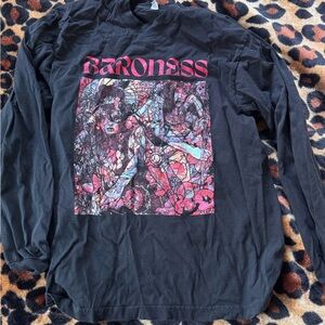 Baroness Black Graphic Long Sleeve Shirt